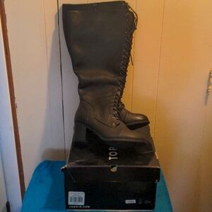 Torrid lace up boots size 10w